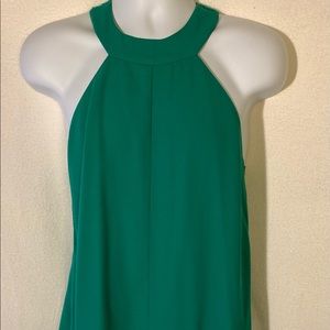 New Green Halter Neck Cameo Small Dress